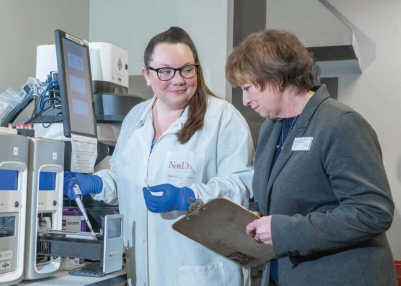 Specialist operating laboratory equipment